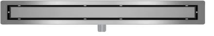 DutchLine - Douchegoot met flens en tegelrooster - RVS - 2000x70mm