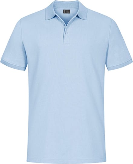 Herenpolo 'Promodoro' met korte mouwen Ice Blue - L