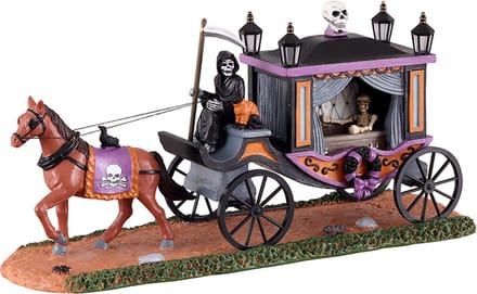 Lemax - Spooky Victorian Hearse - Kersthuisjes & Kerstdorpen