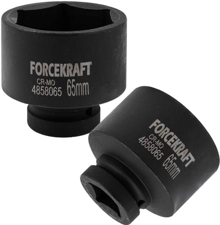 Slagdop 1" 65 mm CR-MO 6-zijdig voor slagmoersleutel