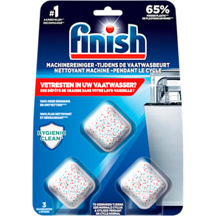 Vaatwasmachine-reiniger tabs Finish 3 stuks