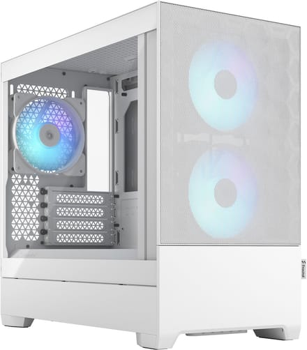 Fractal Design Pop Mini Air RGB - White TG Clear Tint - Case - Miditower - Wit