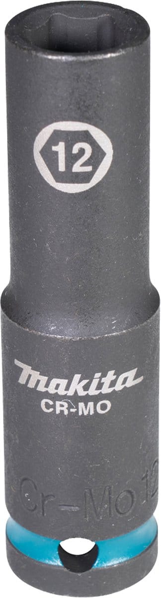 Makita E-16433 Impact Black Krachtdop 1/2 | 12 x 82 mm
