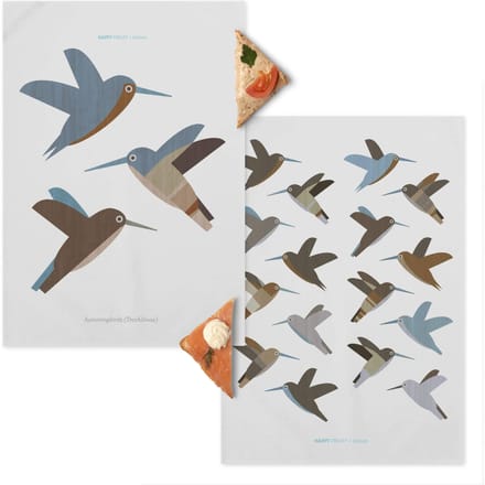 Set van 2 theedoeken Colibri delphinae | Happy Friday