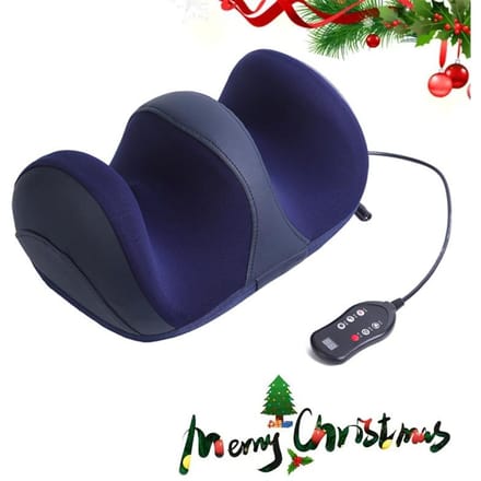 Geüpgraded Super Groot Elektrisch Beenmassager Smart Verwarming Voet Machines Hete Compressie Shiatsu Kneedrol Kuitspier Ontspanning US Plug blue