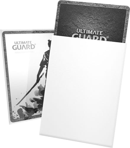 Ultimate Guard Katana Sleeves Standard Size (100) - White