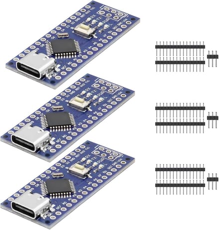 3-Pack Nano Module Ontwikkelbord Compatibel met Arduino - met USB Type-C Poort en CH340G Chip