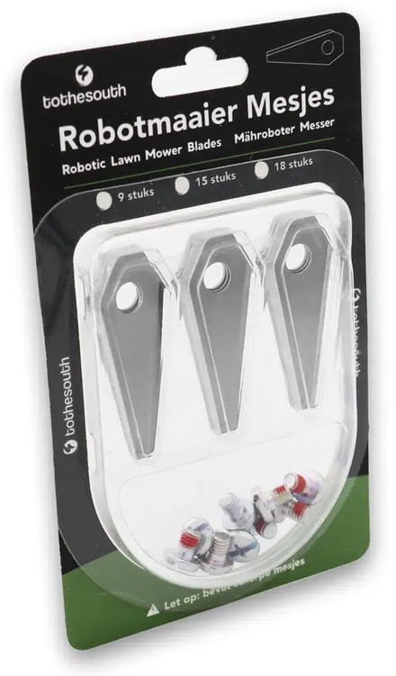 To the South® Robotmaaier Mesjes staal geschikt voor Bosch Indego 400 (Connect) - 30 stuks