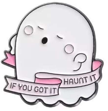 Pin Broche - enamel pin - kledingspeld - Haunt it spook