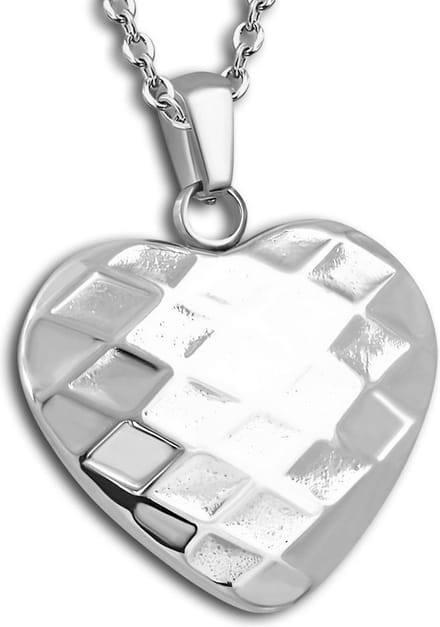 Amanto Ketting Djordy - 316L Staal - Hartje - Ø25mm - 50cm