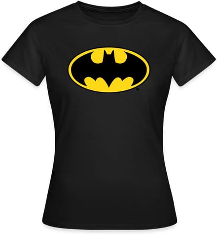 Batman Logo Original Kostuum T-Shirt Dames