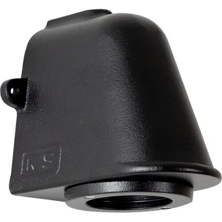 KS Verlichting Offshore Muurlamp Zwart met Lichtsensor LED
