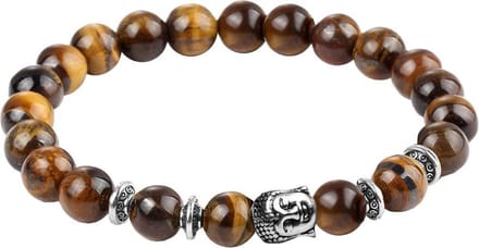Fako Bijoux® - Buddha Armband - Ring Quatro - Tijgeroog