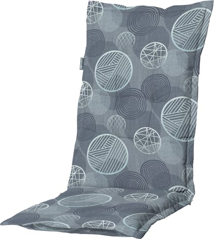 Madison - Tuinkussens Hoge Rug Circle Grey - 123x50 - Grijs