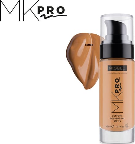 NIOBLU - MKPro - Confort - Foundation - SPF 15 - Toffee