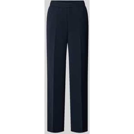 Straight leg pantalon met persplooien