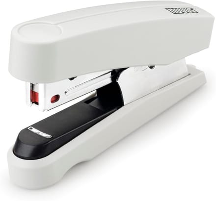 Novus B 10 FC stapler (20 sheets, flat binding, incl. 200 staples) grey