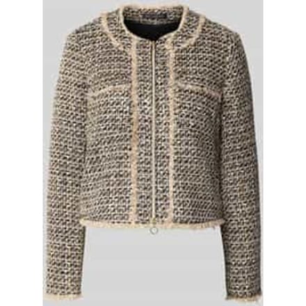 Regular fit blazer in rotanlook, model 'NOI'