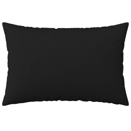 vidaXL - Kussensloop - 2 - st - HEERLEN - Zwart - 30 - x - 50 - cm - Stof