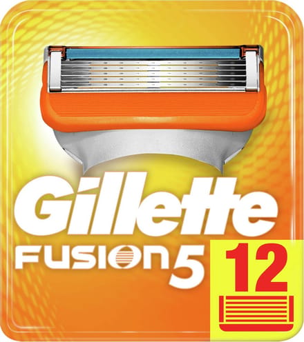Gillette Fusion 5 Scheermesjes Mannen - 12 Stuks