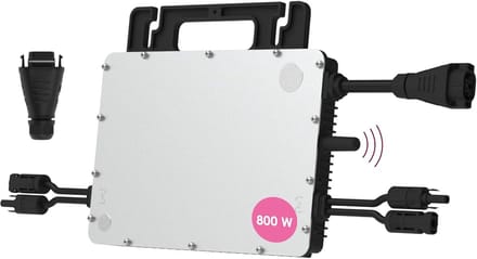 Micro-omvormer 800W met Geïntegreerde WiFi voor Balkonkrachtcentrales - Geschikt voor 2 PV-modules
