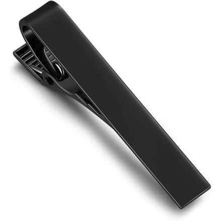 Pince à cravate courte pour hommes, 1 pièce, argent, mode, 3 couleurs, Simple, or, collier masculin, 4.3cm noir
