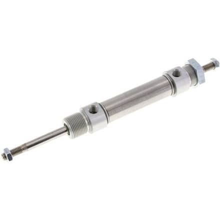 ISO 6432 Ronde Dubbelwerkende Cilinder 20-40mm - Magnetisch - Buitendraad - Dubbele Zuigerstang