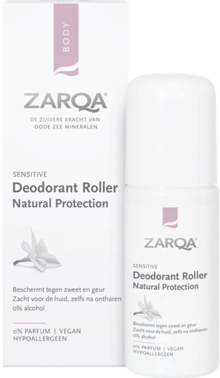 Zarqa Sensitive Deodorant Roller - 3 x 50 ml - Voordeelverpakking