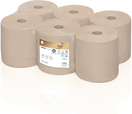 SatinobyWepa - PureSoft - Handdoekrol - 170 meter - 2 laags - 6 rollen - Ecolabel