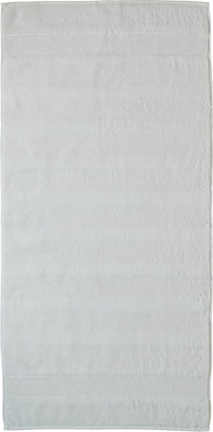 CAWÖ Noblesse² Uni Badhanddoek - Wit - 50x100