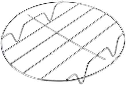 YUGN Magnetronrooster Rond 28 cm - RVS - Voor Oven en Magnetron