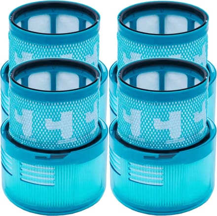4x HEPA-filter geschikt voor Dyson G5 Gen5 Detect Absolute, Detect Fluffy stofzuiger - vervangingsfilter motorfilter