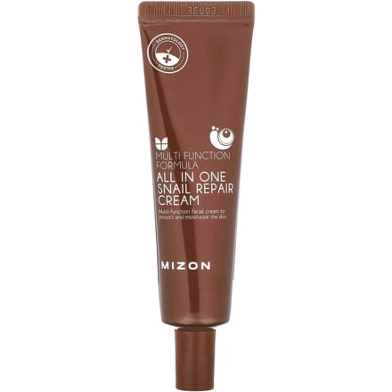 Mizon, Crème réparatrice tout-en-un à la bave d'escargot, 32 ml (35ml) brown