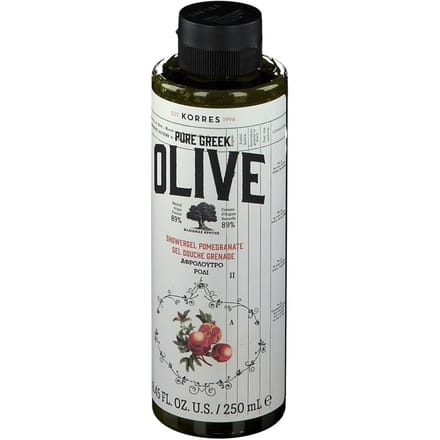 Korres Pure Greek Olive Pomegranate Shower Gel Douchegel Dames 250 ml