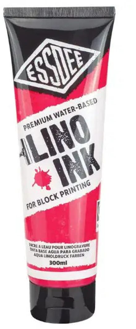 Essdee Lino Inkt Fluorescerend Rood 300ml