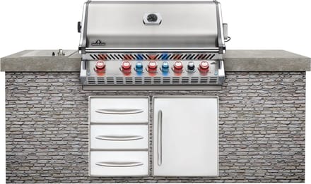 Prestige Pro 665 RVS inbouw incl. draaispit barbecue Napoleon Grills