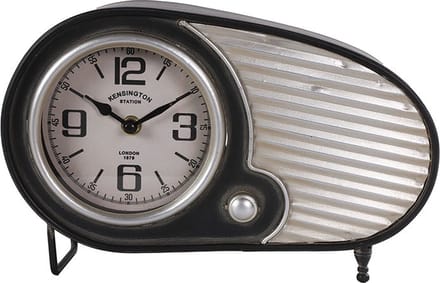 Countryfield Klok Retro mtl L8.5B28H18.5CM zwart