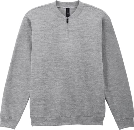 Gildan 1/4 zip fleece sweater GISF008 - RS Sport Grey - M