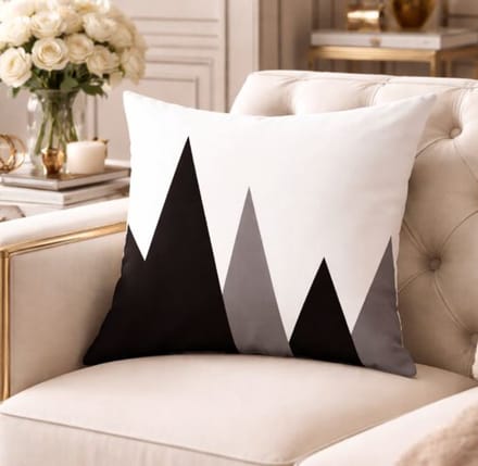 Black & White Living Collection Kussenhoes - 45 x 45 cm