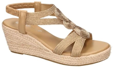 Andrea Conti -Dames - champagne - sandalen - maat 39