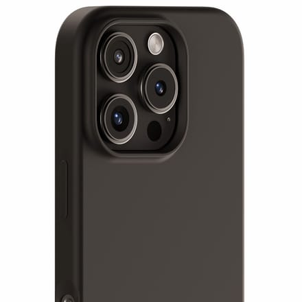 Holdit Silicone Case geschikt voor Apple iPhone 16 Pro - Zwart