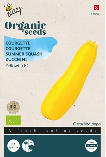 Courgette Mix Biologisch 4 Soorten Zaden
