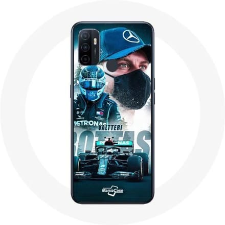 Oppo A53 Case Formule 1 Valtteri Bottas Finse autocoureur