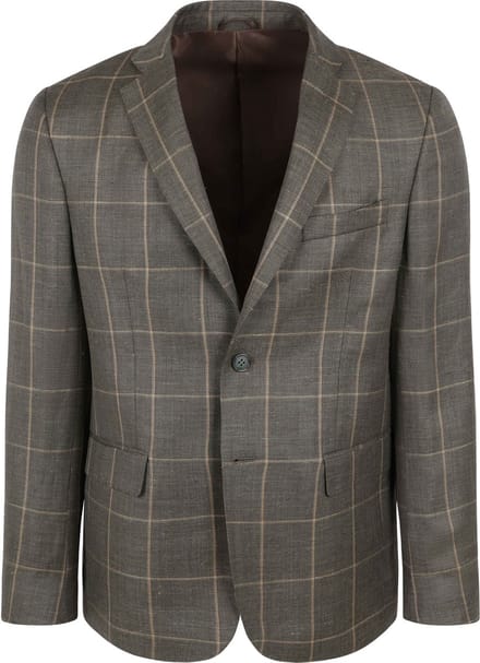 Steppin' Out Colbert Merinowol Groen - Maat 46 - Heren blazer