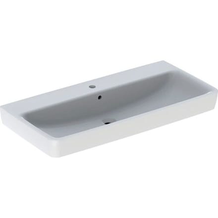 Geberit Renova Plan washbasin 100 cm with tap hole center, with overflow 501.706.00.1