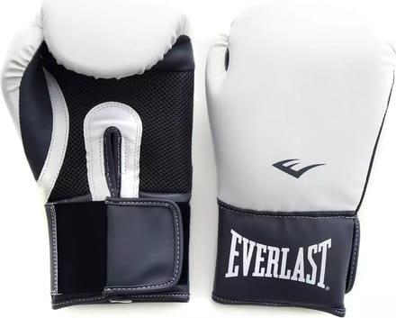 Everlast Boxercise Bokshandschoenen wit en zwart 10oz