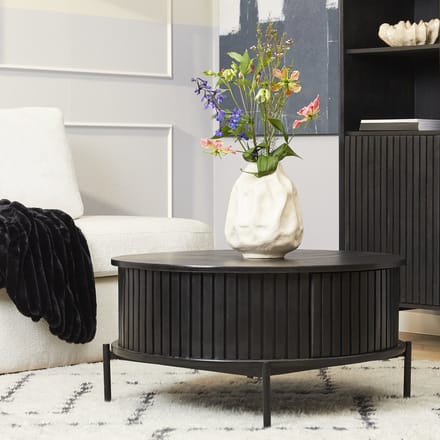 Starfurn - Salontafel Madison - Zwart - 80x80x40 cm