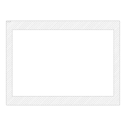 AEG Deurglas - 522x388mm 140052275025