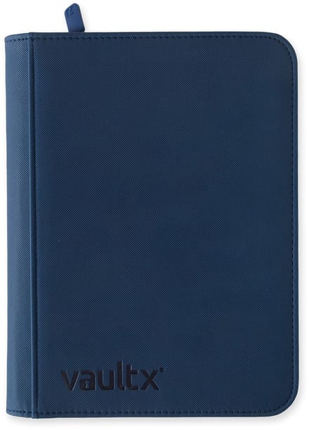 Vault X 4-Pocket Exo-Tec® Zip Binder - Verzamelmap - 160 Kaarten/Blauw
