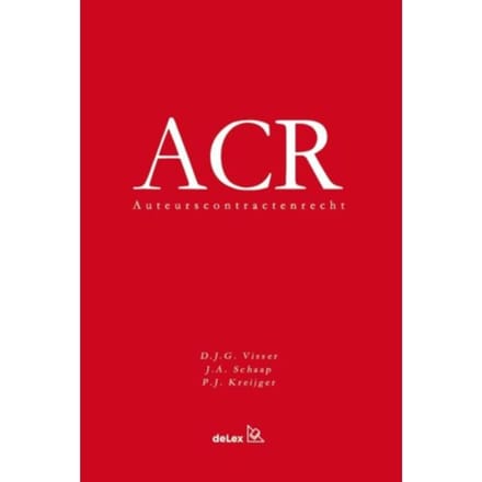 Auteurscontractenrecht (Acr) - D.J.G. Visser